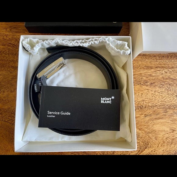 NWT Mont Blanc (Montblanc) authentic genuine belt - Picture 6 of 7